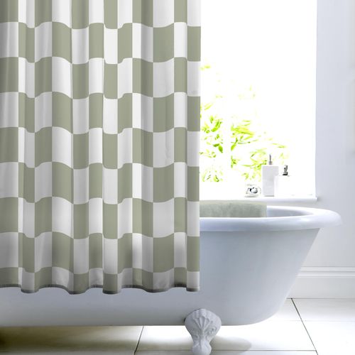 Checkerboard Shower Curtain...