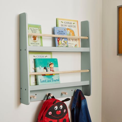 Kid's Mia Small Wall Bookcase...