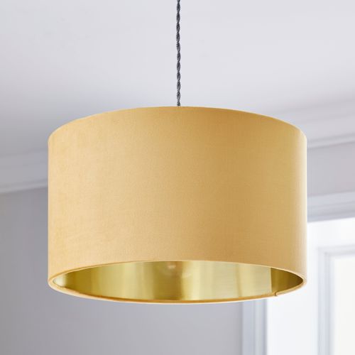 Nesa Velvet Drum Lamp Shade...