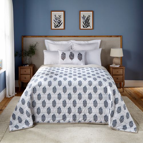 Dorma Samira Blue Bedspread Blue, Compare