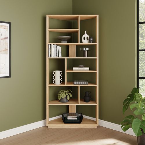 Hardy Corner Bookcase, Oak...