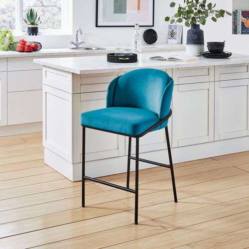 Bobbi Barstool, Velvet Green