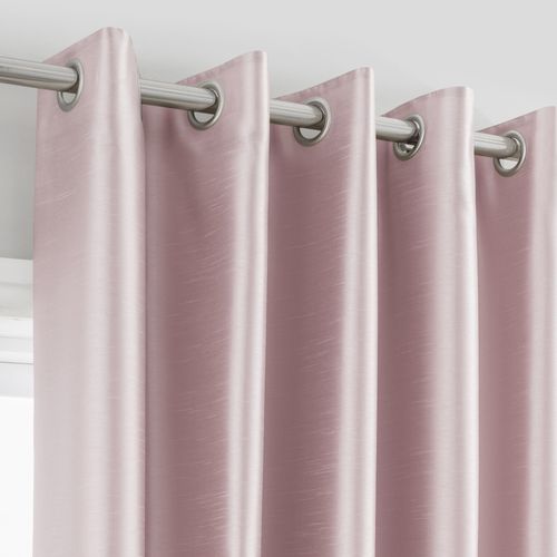 Montana Eyelet Curtains Pink