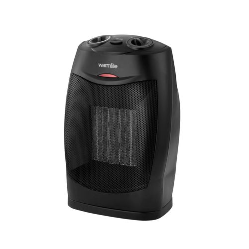 1500W Ceramic Fan Heater Black