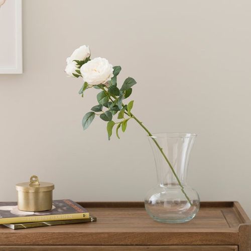 Artificial White Cabbage Rose...