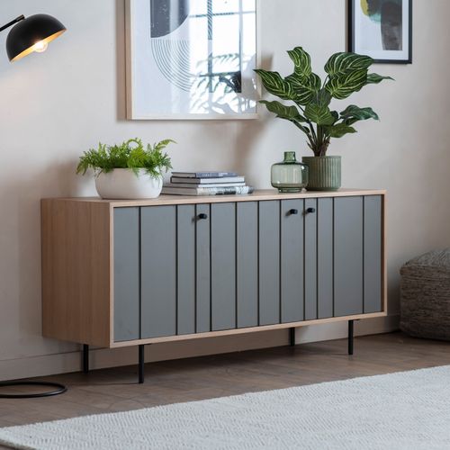 Flint 3 Door Sideboard Natural