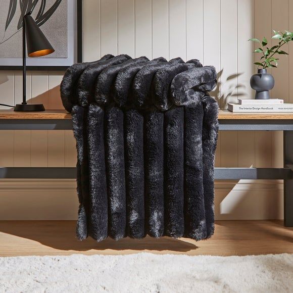 Dunelm aspen throw sale