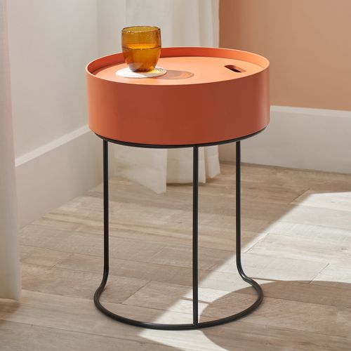 Hugo Storage Side Table Orange