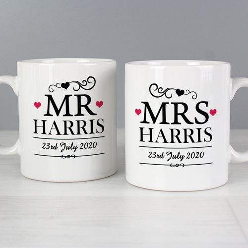 Personalised Set of 2 Mr and...