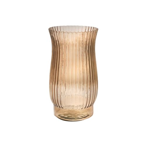 Airlie Ribbed Vase Apricot