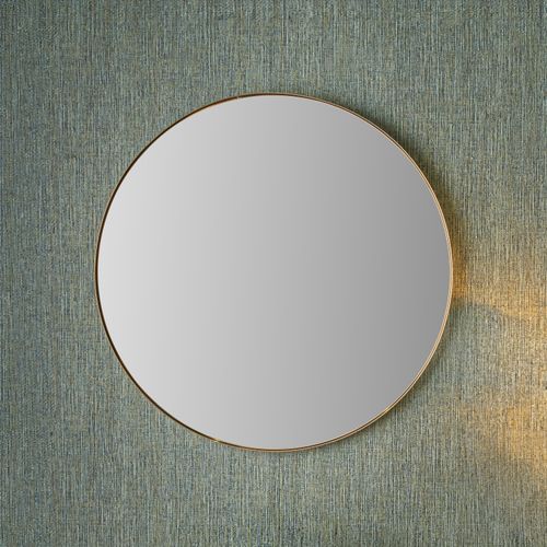 Slim Frame Round Wall Mirror...