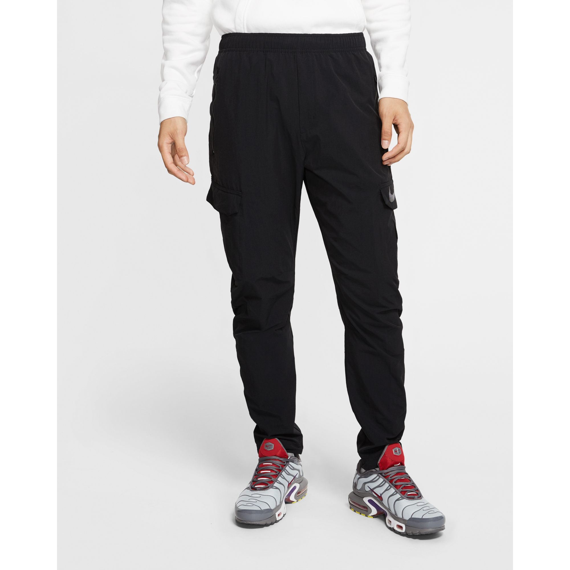 nike reflective swoosh poly pant