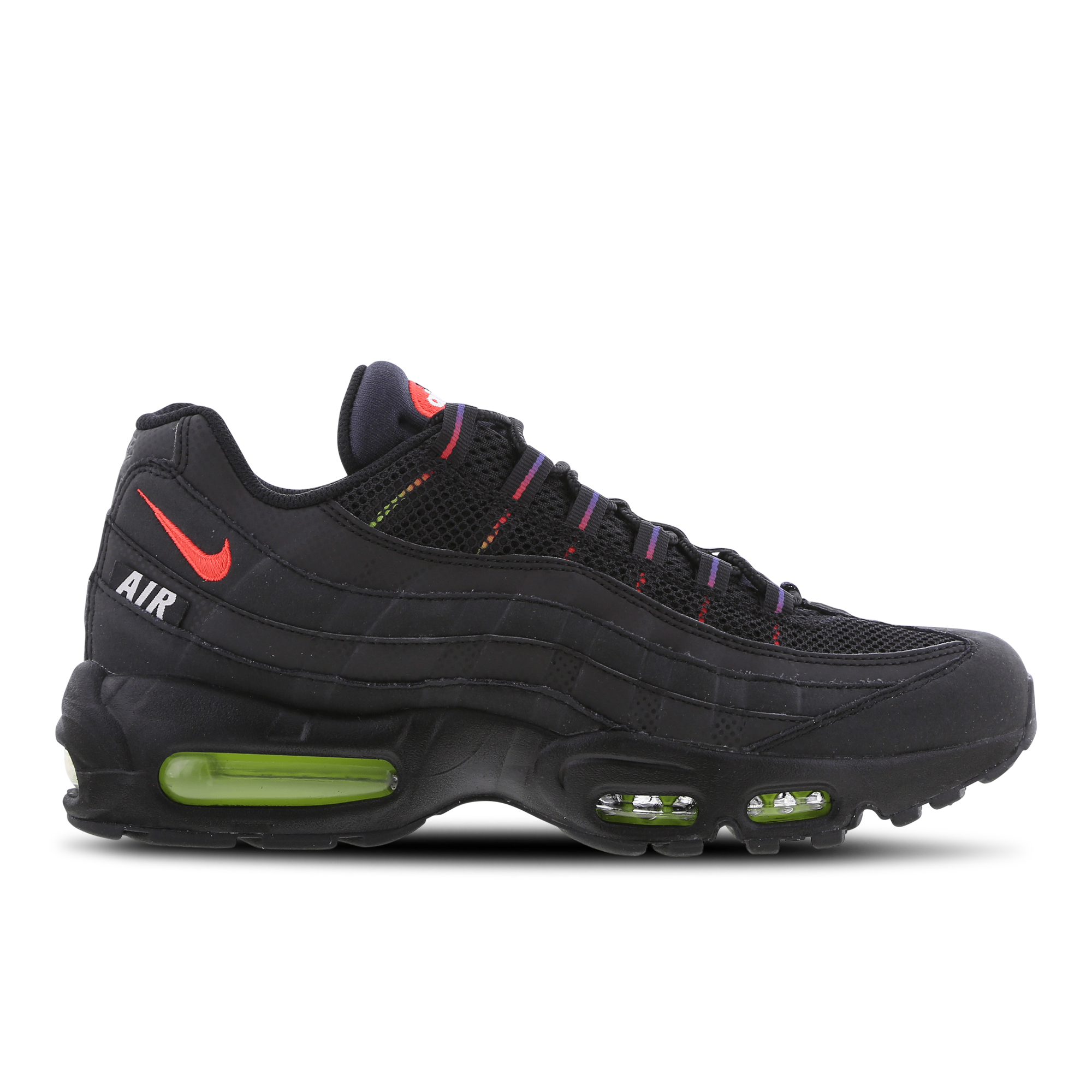 All black air on sale max 95 footlocker