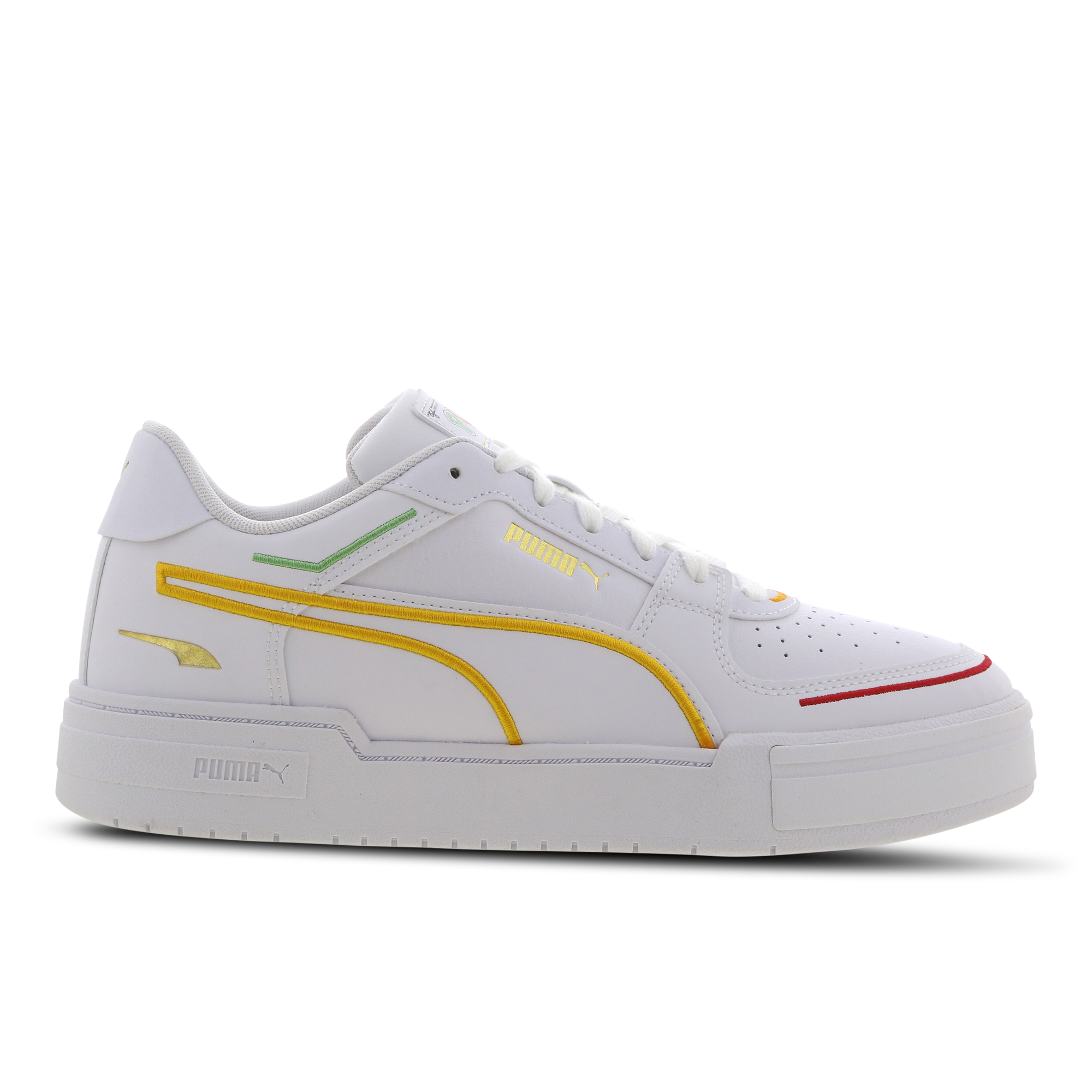 puma basket stitch trainers