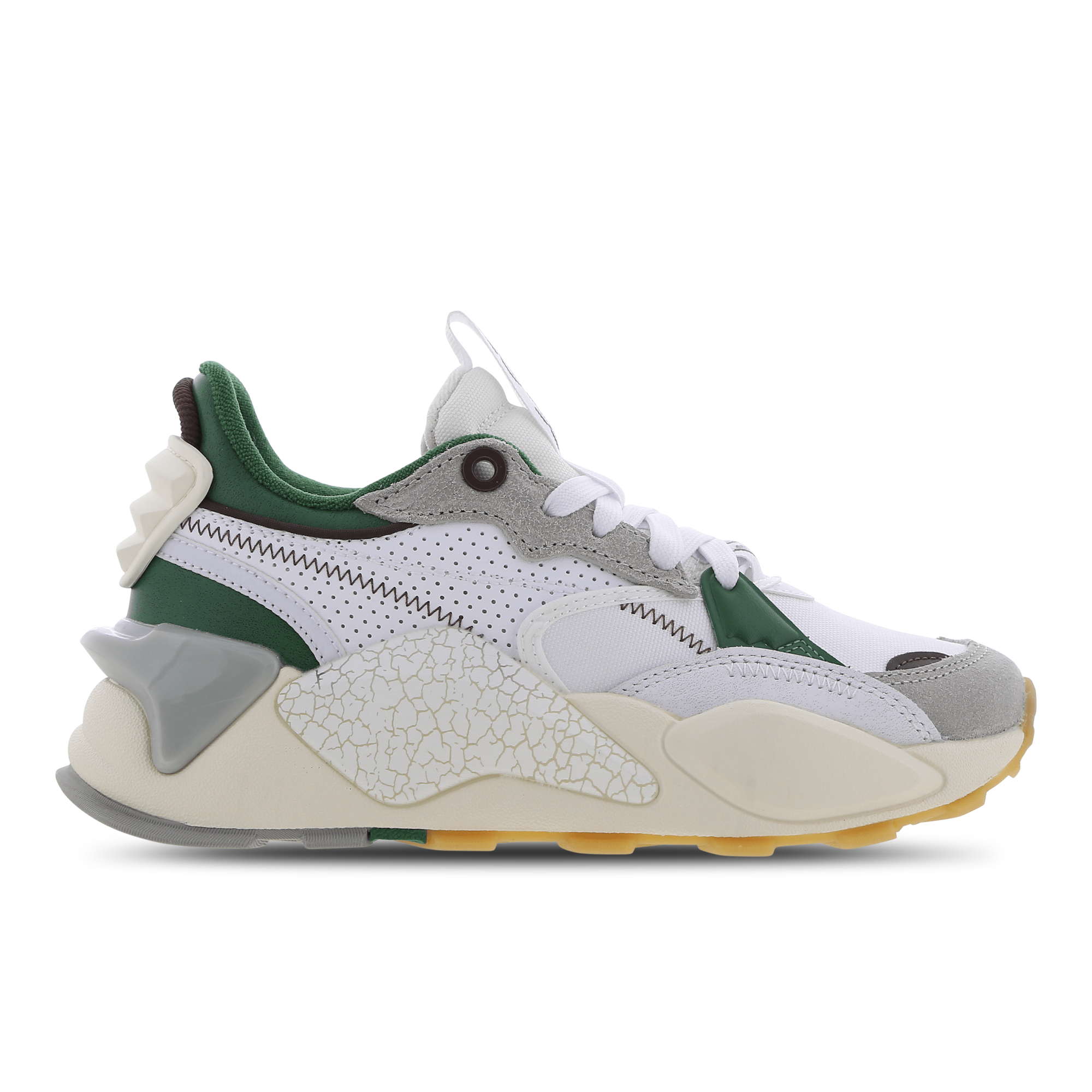Puma RS X 3 Strike Grade School Shoes Red Textile Leather