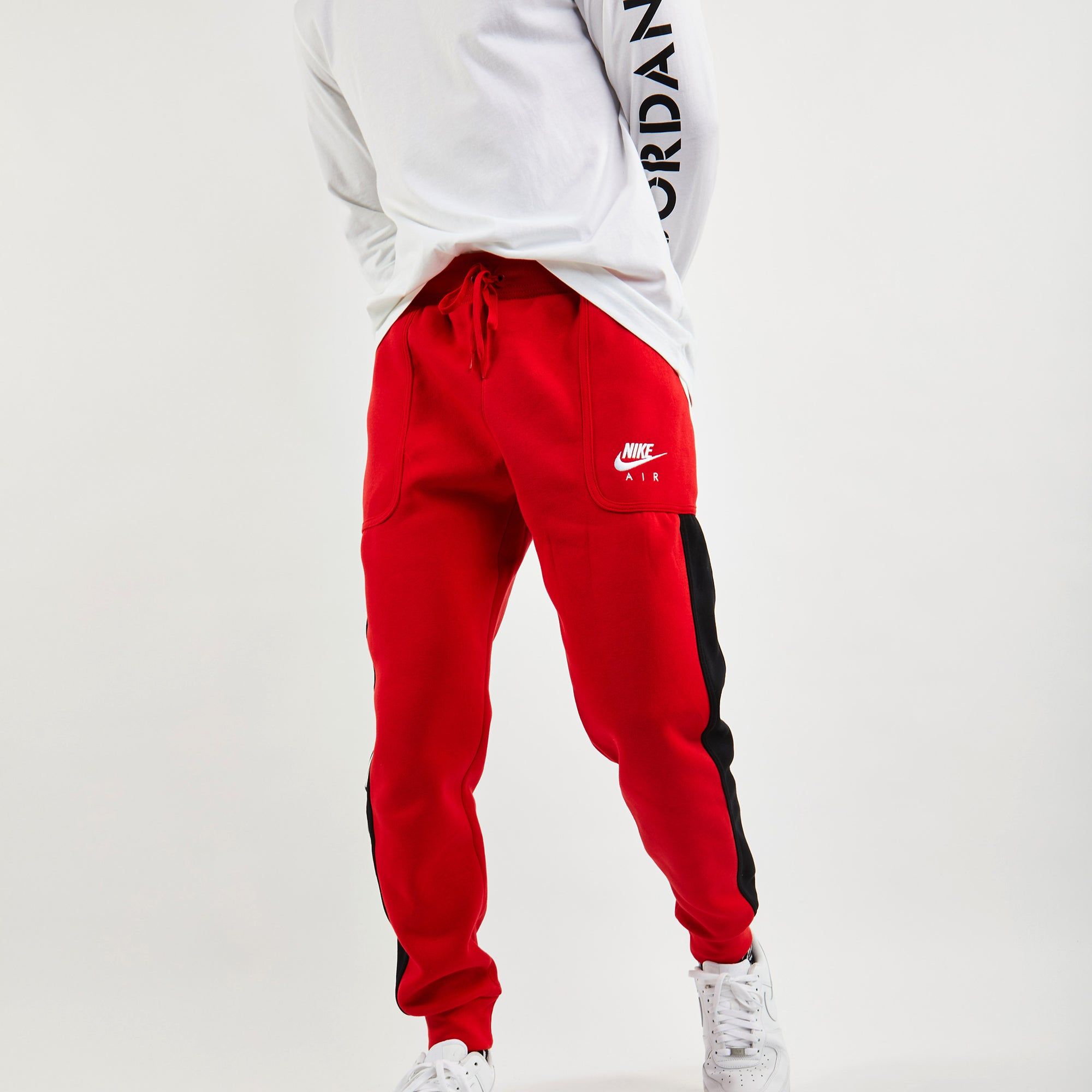 Red nike discount pants mens