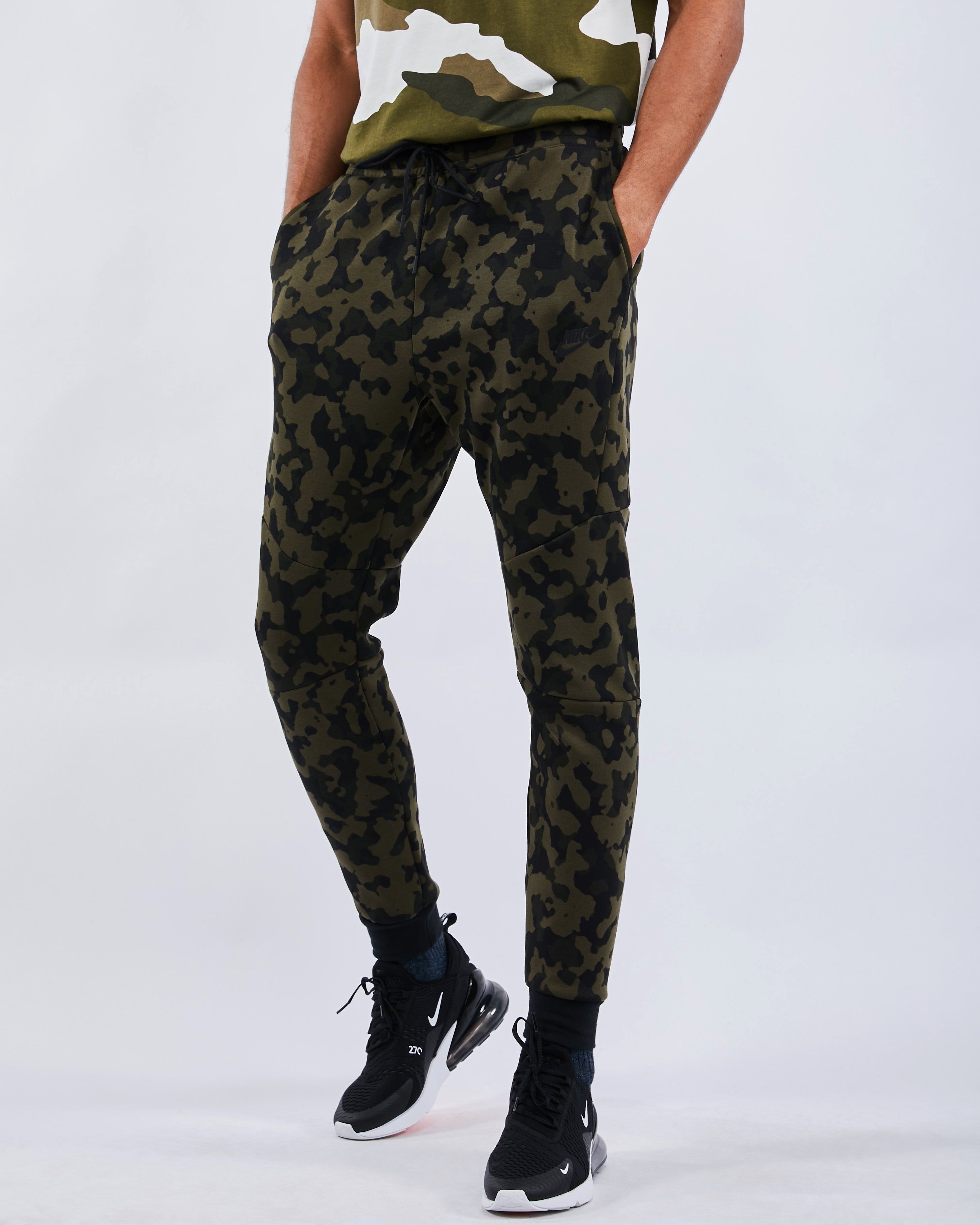 nike tech fleece pants camo