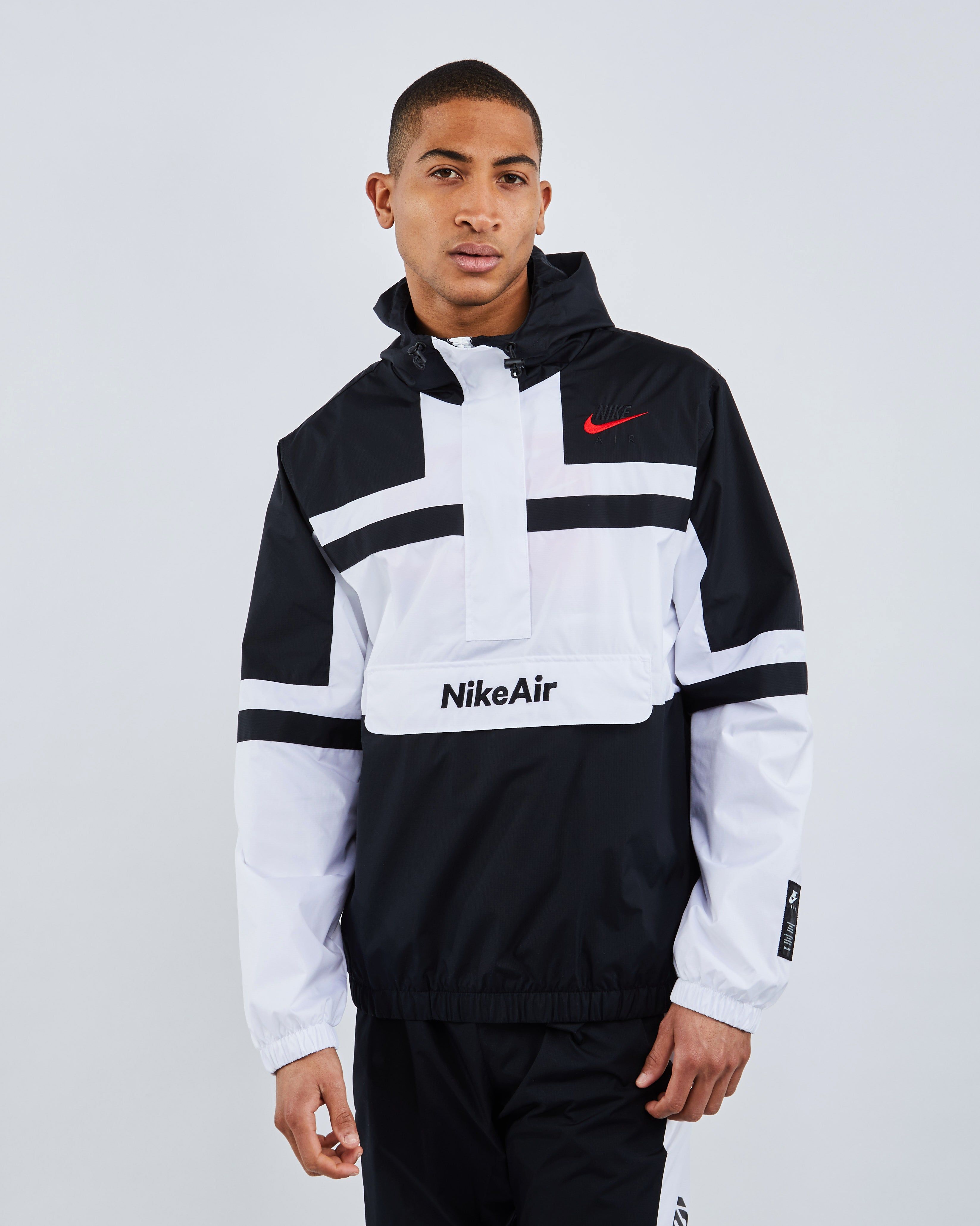 nike air woven half zip