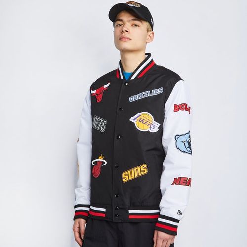 Runc8 UK - New Era NBA All Over Logo - Men Jackets