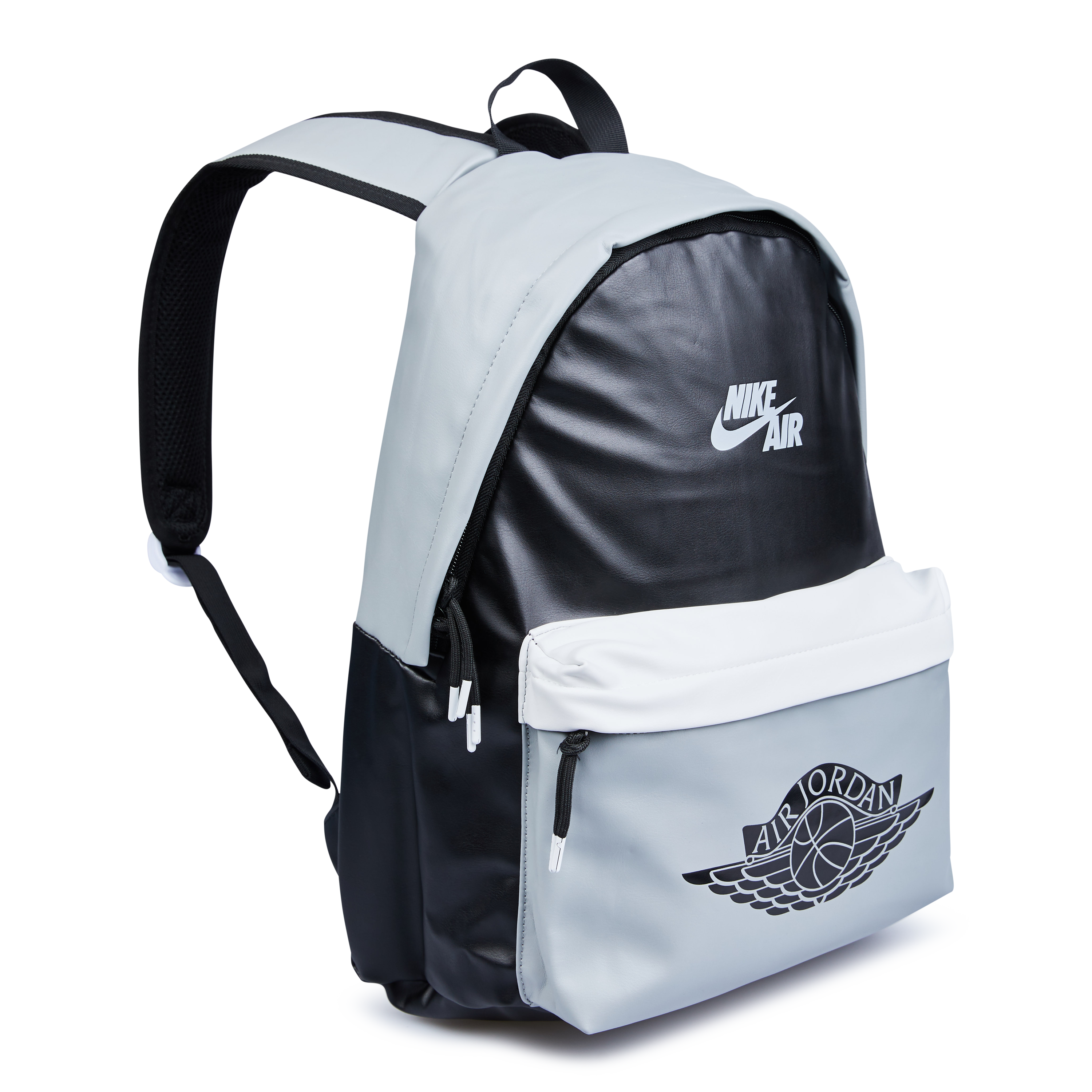 grey jordan backpack