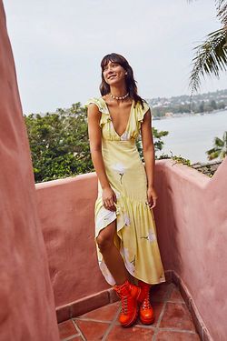 She's A Waterfall Maxi Dress by Free People