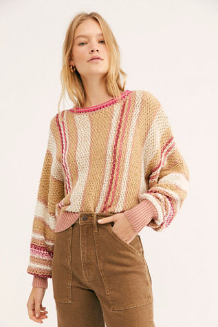 Free people show me love pullover new arrivals