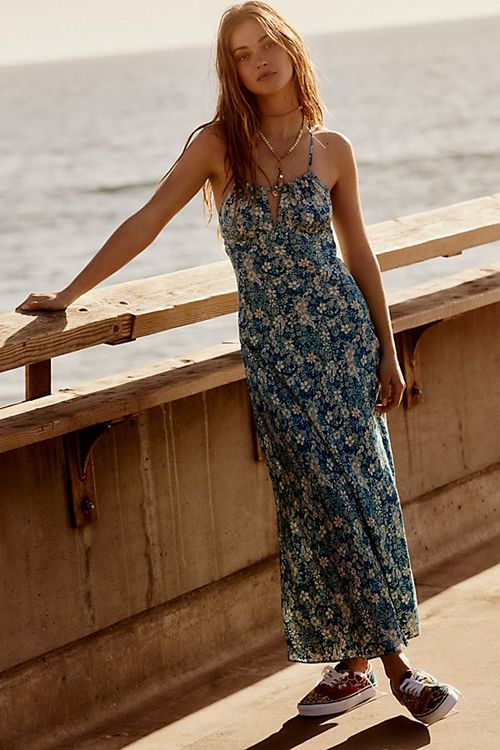 Bon Voyage Midi Dress by Free...