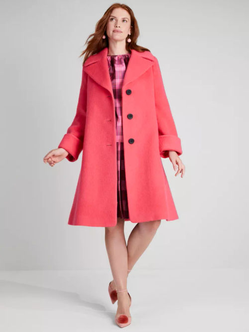 Brushed Wool Coat