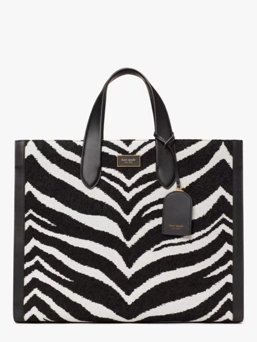 kate spade new york Small Manhattan Zebra Stripe Tote