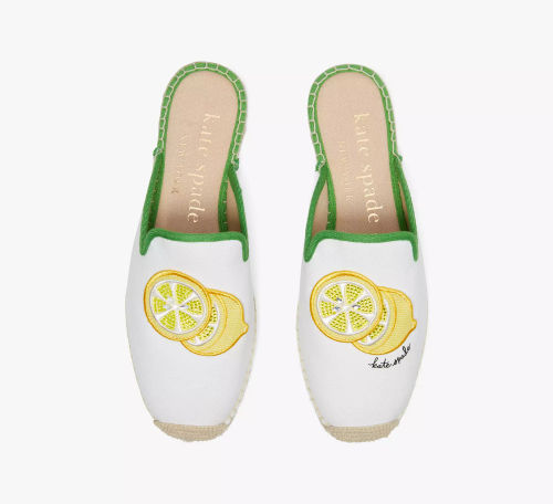 Azura Lemons Espadrille Mules