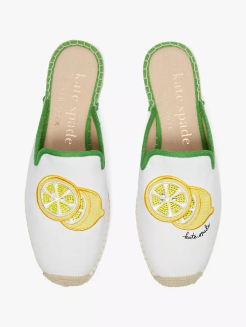 Azura Lemons Espadrille Mules