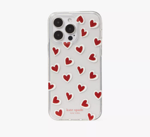 Hearts Glitter iPhone 14 Pro...