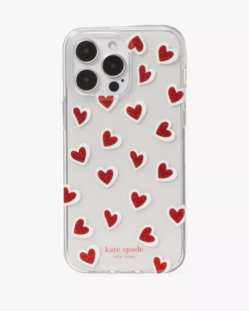 Hearts Glitter iPhone 14 Pro...