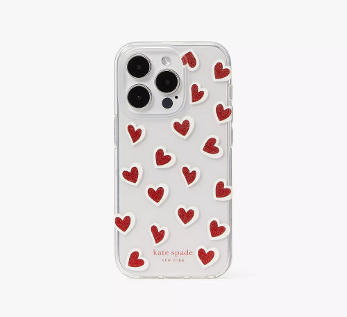 Hearts Glitter iPhone 14 Pro...