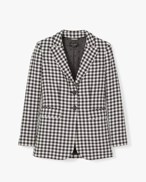 Spring Gingham Blazer