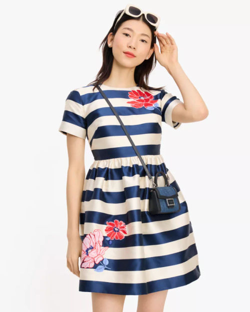 Floral Stripe Dress