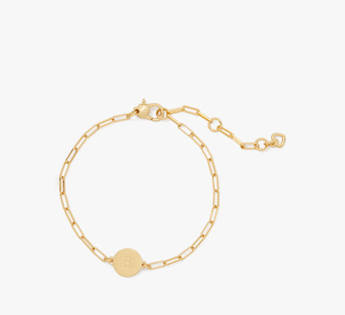 B Initial Chain Bracelet