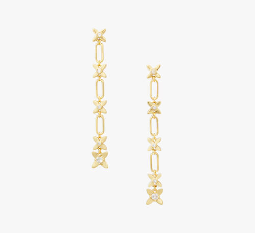 Heritage Bloom Linear Earrings