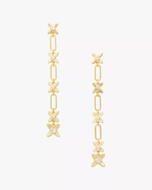 Heritage Bloom Linear Earrings