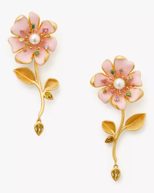 Bloom In Color Linear Earrings