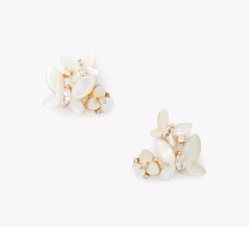 Social Butterly Cluster Studs