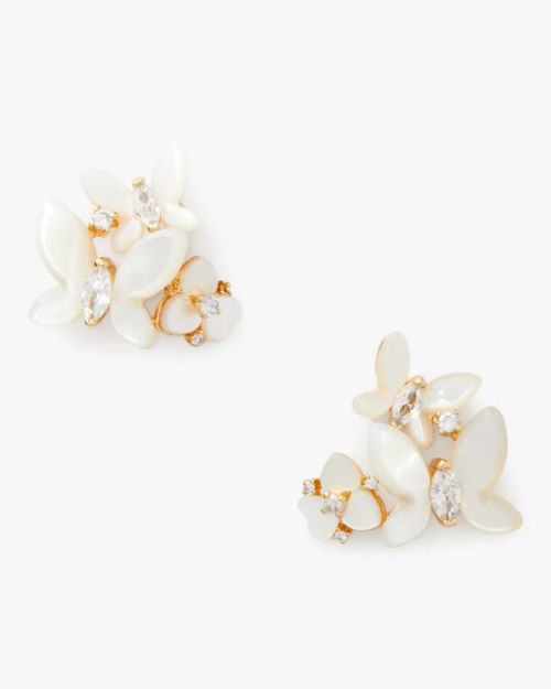 Social Butterly Cluster Studs