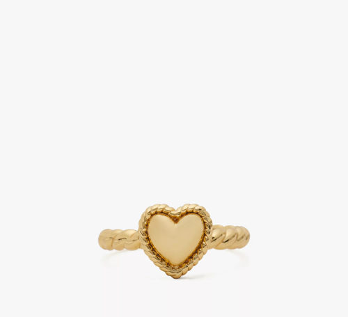 Golden Hour Heart Ring