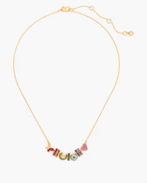 Rainbow Joy Charm Necklace