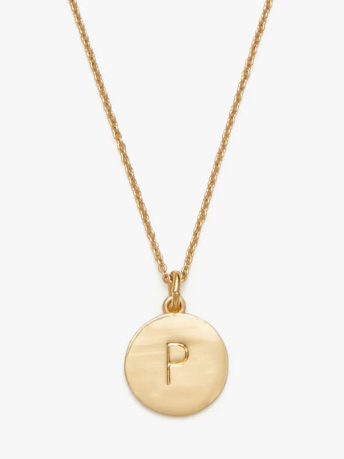 Initial "P" Pendant