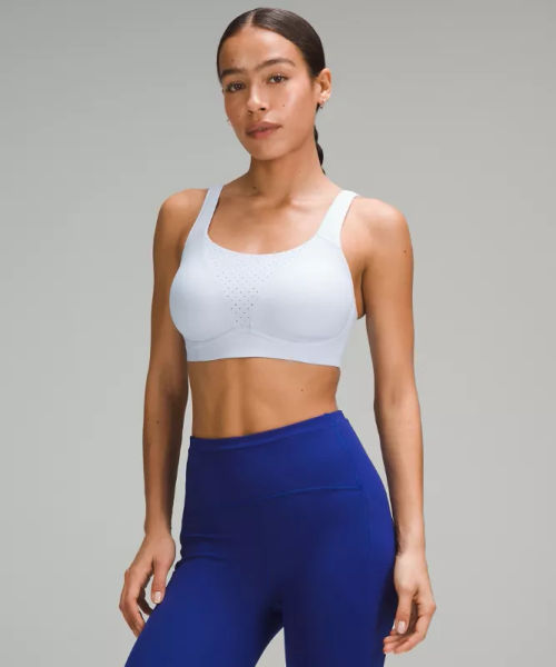 lululemon – Women's Run Times Sports Bra High Support, B–G Cups – Color  Blue/Pastel – Size 38B, £58.00