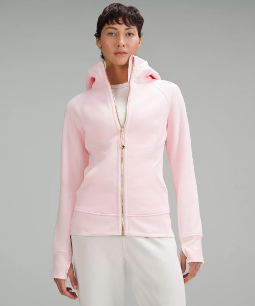 lululemon - Women's Scuba Full-Zip Hoodie - Color Gold/Pink - Size 8, £108.00