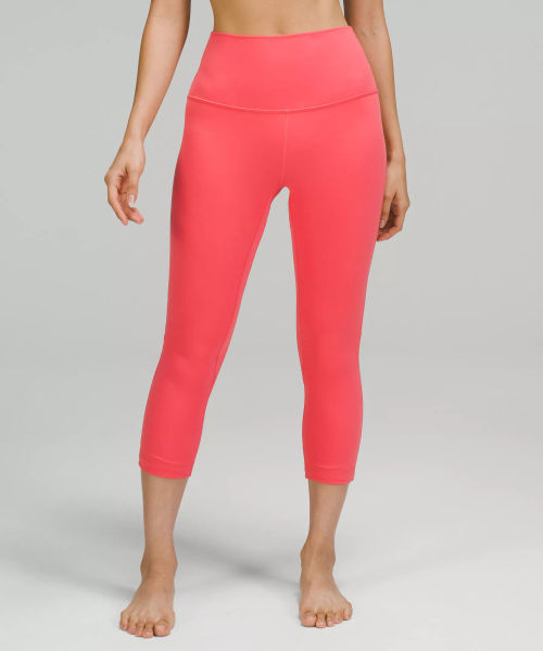 lululemon Women's lululemon Align High-Rise Crop 21, Pale Raspberry Size 8, Compare