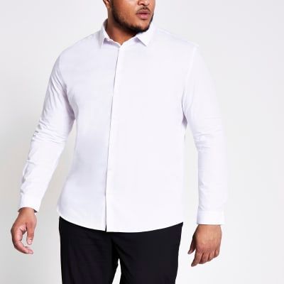 men's tall slim fit shirts