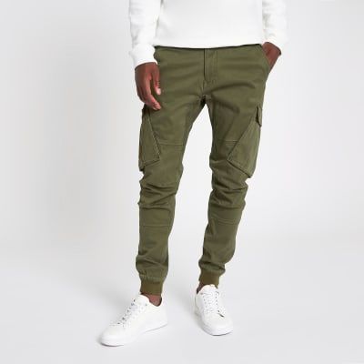 river island tapered cargo trousers